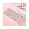 thumbnail image 2 of Bluetooth-compatible Keyboard Ultra Thin Mute Ergonomic Quick Response Typing Portable Rechargeable Office Wireless Keyboard for Laptop - Black, 2 of 5