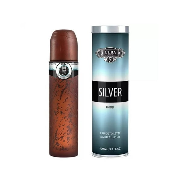 Cuba Cuba Silver , 3.3 oz EDT Spray