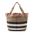 thumbnail image 3 of Pre-Owned Burberry Canvas Mega Check Maidstone Tote, 3 of 11