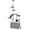 Grey, variant on Corner Cat Tree for Small Spaces, 65 Tall Cat Tower with Scratching Posts and Padded Perches, Cream White Particle Board Cat Condo for Climbing