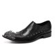 thumbnail image 3 of Zapatos de vestir de negocios de verano para hombre, zapatos de cuero genuino con relieve de serpiente negra, zapatos de fiesta con punta de dragón, zapatos de boda de tendencia, 3 of 5
