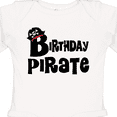 thumbnail image 4 of Inktastic Birthday Pirate Party Boys Long Sleeve Baby Bodysuit, 4 of 5