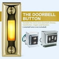 thumbnail image 6 of Lsupdaol Metal Doorbell Push Button, Heavy Duty Metal Door Bell Wired Button LED Lighted Wall Mounted Doorbell Push Buttons for Home, Universal Garage Door Opener Switch(Gold), 6 of 7