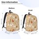 thumbnail image 2 of Balery Autumn and Thanksgiving Mochila Clásica Impresa Básica para Viaje, Mochila Escolar Resistente al Agua, Mochila de Lona con Correas Ajustables-Small, 2 of 5