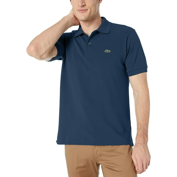 Lacoste Mens Pique Rugby Polo Shirt, Blue, XXX-Large