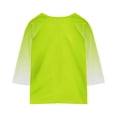 thumbnail image 4 of YunPes Shirts for Teens Girls Fashion Summer 3/4 Sleeve Tops Color Block Crew Neck 3/4 Sleeve Shirts Plaid Lightweight Blouses Cute, 4 of 4