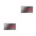 thumbnail image 2 of Reloj eléctrico digital LED USB Recargable Temperatura de Alarma Wosthever Rojo, 2 of 6