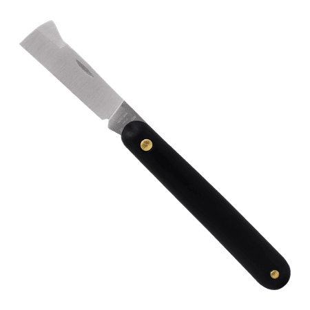Zenport K106F Grafting and Budding Folding Knife Single Edge Tip 2.25-Inch Stainless Japanese Steel Blade Black