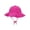 Rose Pink, variant on Baby Toddler Wide Brim UPF 50+ UV Sun Ray Protection Bucket Hat
