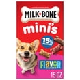 thumbnail image 3 of (2 pack) Milk Bone Flavor Snacks Mini’s Dog Biscuits, Flavored Crunchy Dog Treats, 15 oz Box, 3 of 15