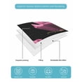 thumbnail image 5 of Pink Rose Twin Size Down Alternative Comforter, Lightweight Comforter Quilt Bedding Set with Pillow Shams Vintage Abstract Garden Flower Floral Black All Seasons Bed Comforter Duvet Insert 68"x86", 5 of 7