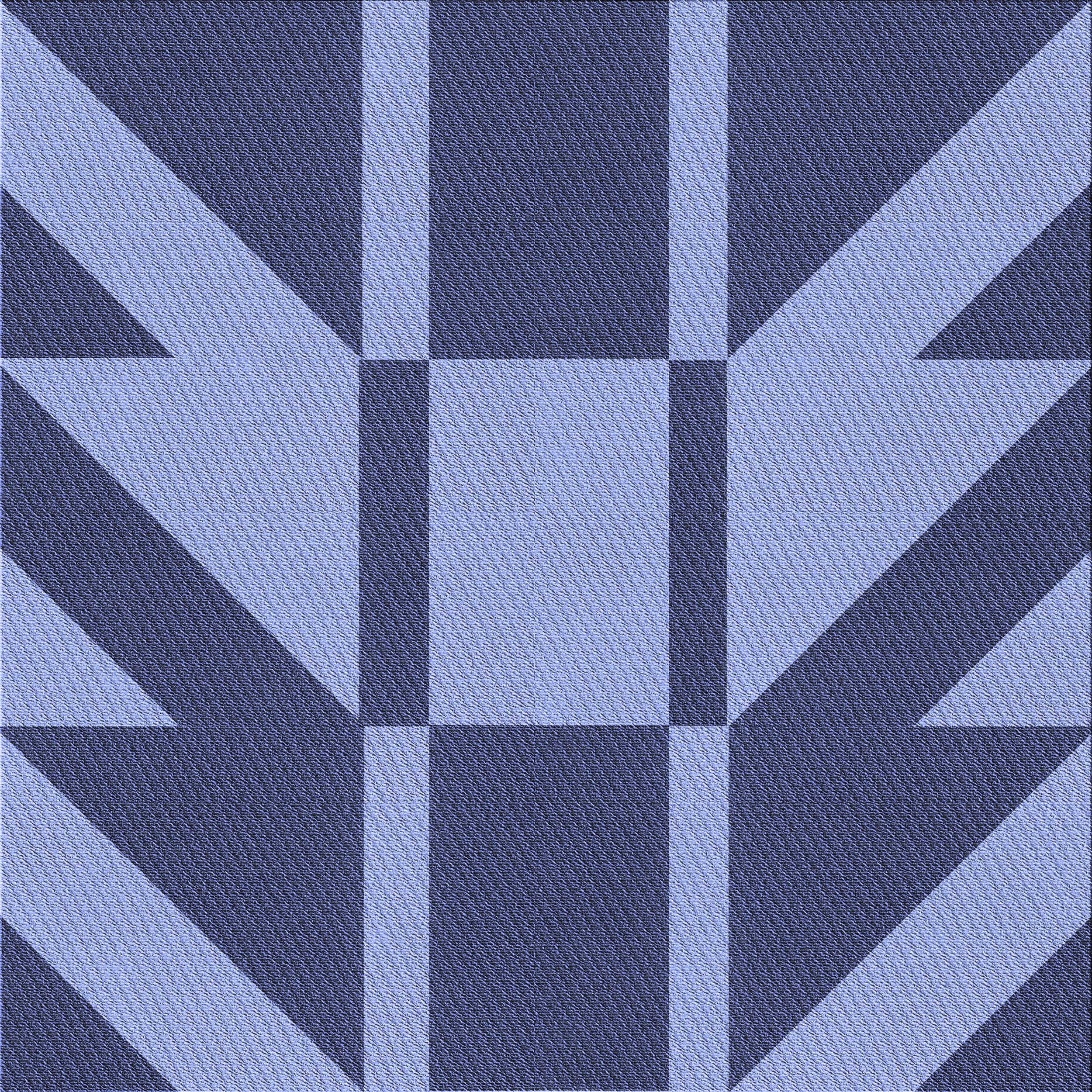 Ahgly Company Indoor Square Patterned Sky Blue Dress Blue Area Rugs, 6 ...