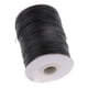 thumbnail image 5 of 170 Metros 1mm Hilo  para Costura de Cuero / Bolso / Artesanía / Negro Hugo Cordón de algodón encerado, 5 of 7