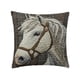 thumbnail image 1 of Casa Sofá Sala de Estar Cobertura Corta de Almohada de Peluche de Caballo 45x45cm, Decoración Bordada Linda, Almohadas para el Sofá Sala de Estar, 1 of 6