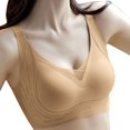 thumbnail image 1 of Soutien-gorge Confortable Aguichant Sans Trace pour Femmes avec Soutien Doux, Rassemblement de Poitrine pour une Protection Anti-Chute, Fermeture Sécurisée pour Usage Quotidien et Toutes Saisons Café, 1 of 4
