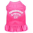 thumbnail image 1 of Aberdoggie Ny Screen Print Dress Bright Pink 4X (22), 1 of 1
