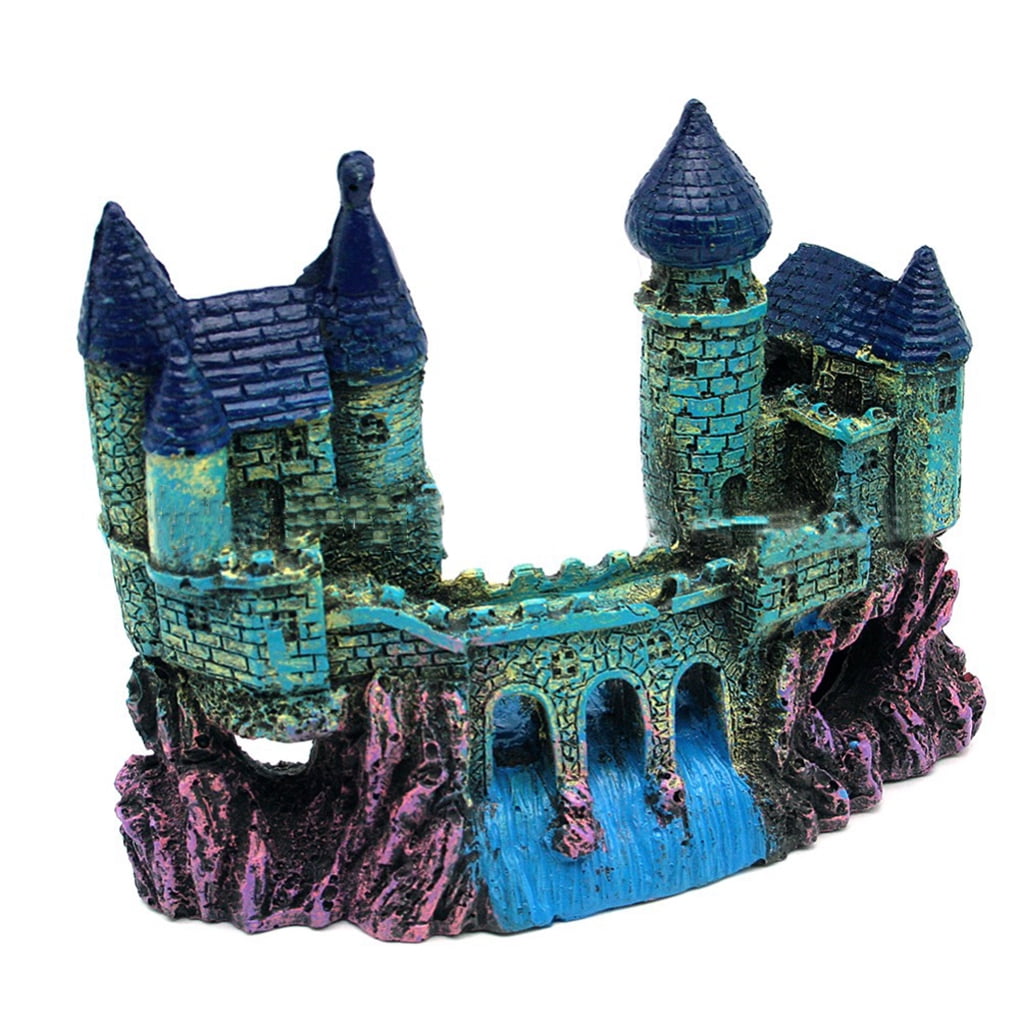 Aquarium Decoration Retro Europe Castle Fish Supplies ;Aquarium