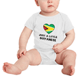 thumbnail image 2 of Just A Little Guyanese Funny Baby Clothing Bodysuits, 2 of 5