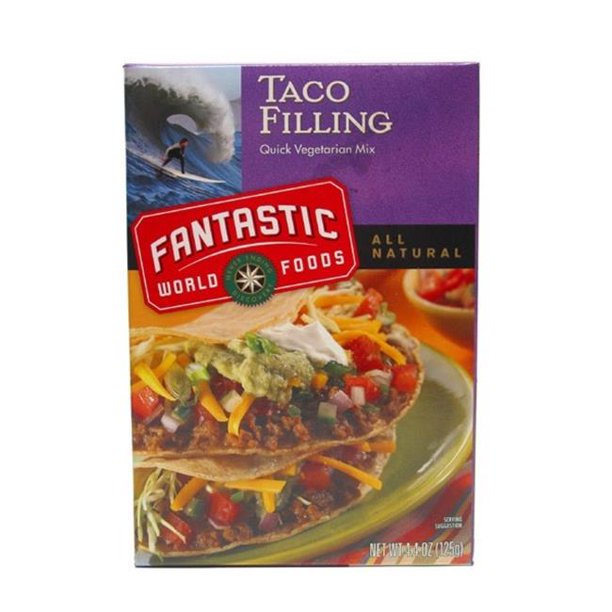 Fantastic World Foods BWA25394 6 x 3.7 oz Foods Taco Filling Mix