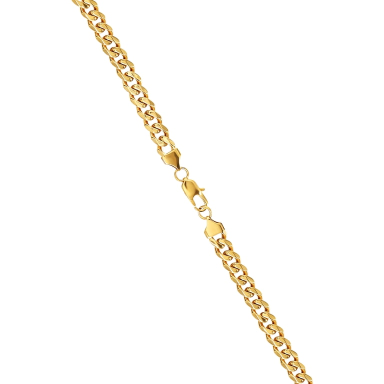 Brilliance Fine Jewelry Yellow Gold Plated Curb Chain Necklace photo 4