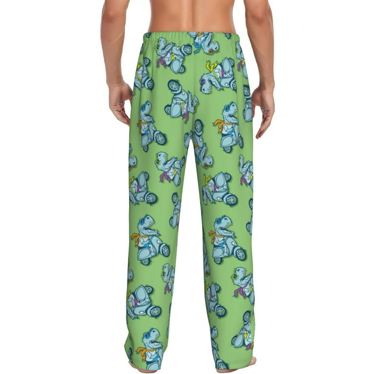 Pajama Pants Men Men s Pajama Bottoms Motorcycle Riding Dinosaur Pj Pants Pijamas Para Hombres Walmart