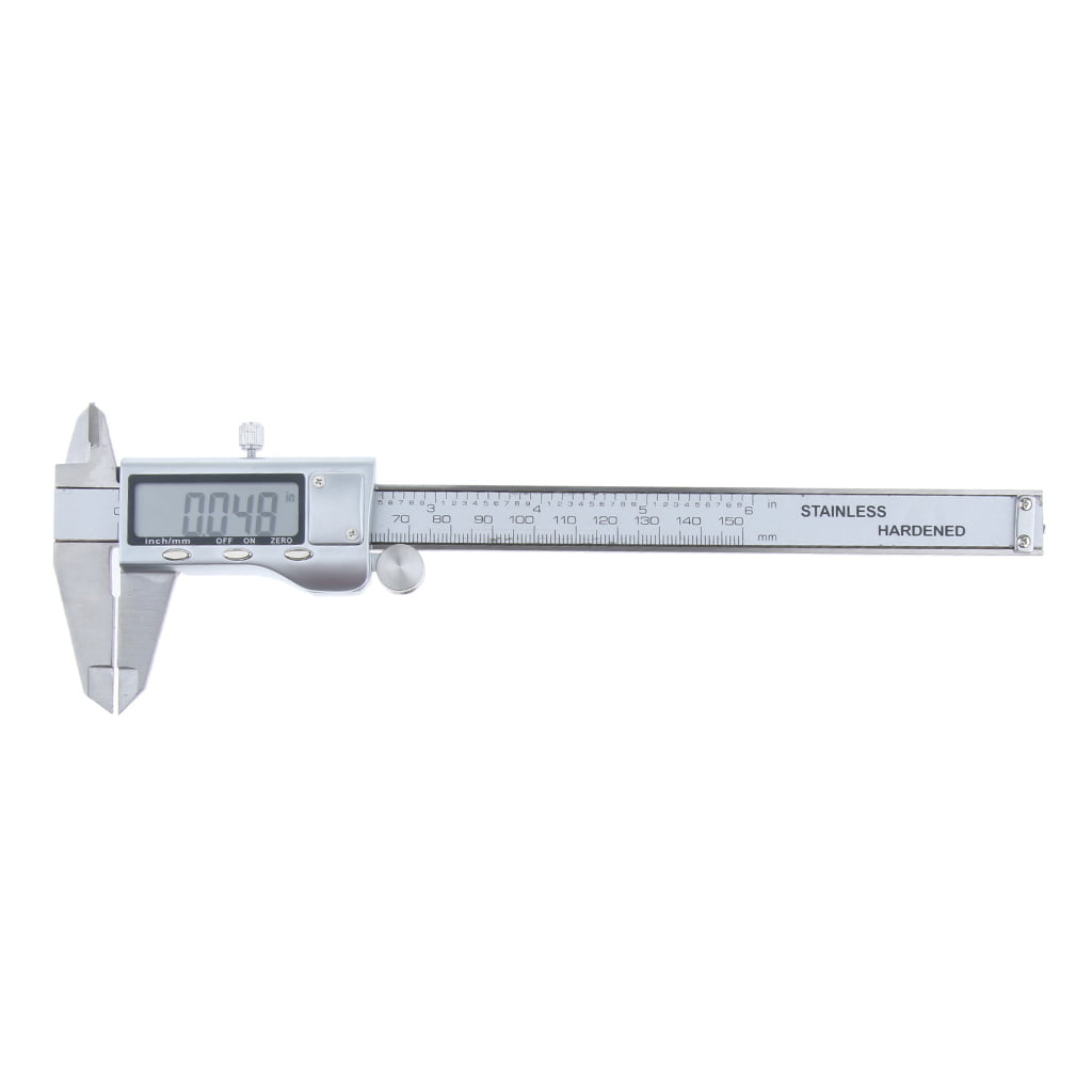 Long Jaw Electronic Digital Caliper Vernier Gauge 4-Way Measuring Tool 150mm 