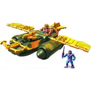 Mega Construx Masters of the Universe Wind Raider Attack construction set with micro action figures, Building Toys for Kids (198 Pieces)