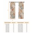 thumbnail image 6 of Vintage Envelope Blackout Curtains for Bedroom/Living Room, Abstract Art Travel Maps Thermal Insulated Kitchen Drapes with Grommets, Light Blocking Window Treatment, 2 Panels 52" x 96", 6 of 7
