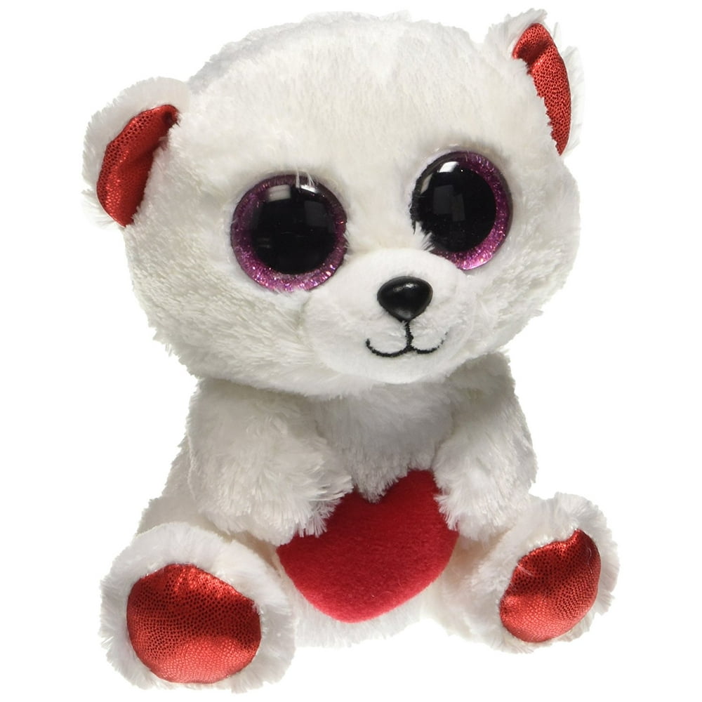Ty Beanie Boos Cuddly Bear The Polar Bear Small 6 Plush