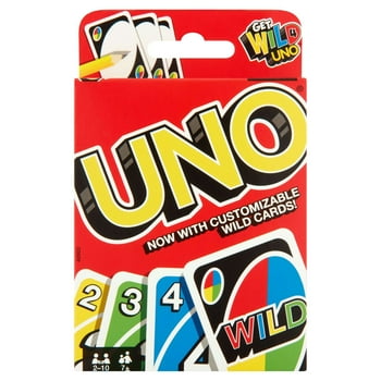 UNO Card Game for Family Night 50th Anniversary Edition, Match Color and Numbers