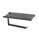 thumbnail image 1 of Porta Papel Baño con Soporte para Celular Alfa  Negro Mate Acero Inoxidable, 1 of 2