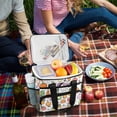 thumbnail image 5 of FORMRS Insulated Cooler Bag 24 Cans Capacity Soft Leakproof Lunch Box with Side Pockets, Cute Vegetables, 5 of 7