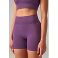 thumbnail image 4 of Set de entrenamiento OLCHEE Seamless Acid Wash Yoga Purple para mujer, 4 of 5