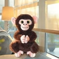 thumbnail image 6 of WKSCLPAI Punch Monkey Plush, Punch The Monkey Plush Stuffed Animal Plush Toy, Adorable Protect The Monkey, 2Pc Soft Fluffy Cuddly Cuddle Buddy Plush, 6 of 8