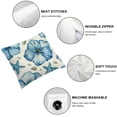 thumbnail image 6 of PIKWEEK Throw Pillow Cover  Set of 2 Ocean Sandpiper Beach Birds Watercolor in Sea Blue Kathie Decorative Indoor/Outdoor Square Pillow Covers Cushion Cases for Sofa Couch Bed, 6 of 7