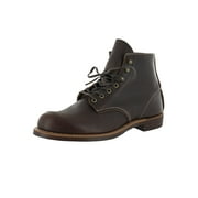 Angle View: Red Wing Mens Blacksmith 3340 6-Inch Leather Boots, Briar Oil Slick, US 7