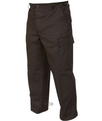 BDU Pants, Cotton Rip, Black, Medium 