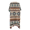 thumbnail image 3 of FKELYI Womens Bikini Cover Up for Summer Open Front Cardigan American Tribal Geometric Print Beach Cover Ups Comfy Beach Kimono Beachwear Ladies Cruise Outfits Resort Wear, 3 of 6