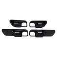 thumbnail image 1 of Cubierta de Tazón de Mango de Puerta Interior para Toyota Land Cruiser 250 2024-2025 Marco de Decoración de Mango de Puerta Interior Fibra de Carbono Negro ABS 4 Pcs, 1 of 6