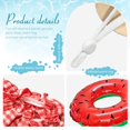 thumbnail image 2 of KuKeDi 7 inch Mini Desk Goose Outfit Set, Beach Clothes with Swimsuit Hat Sunglasses and Swim Ring Accessories, 2 of 4