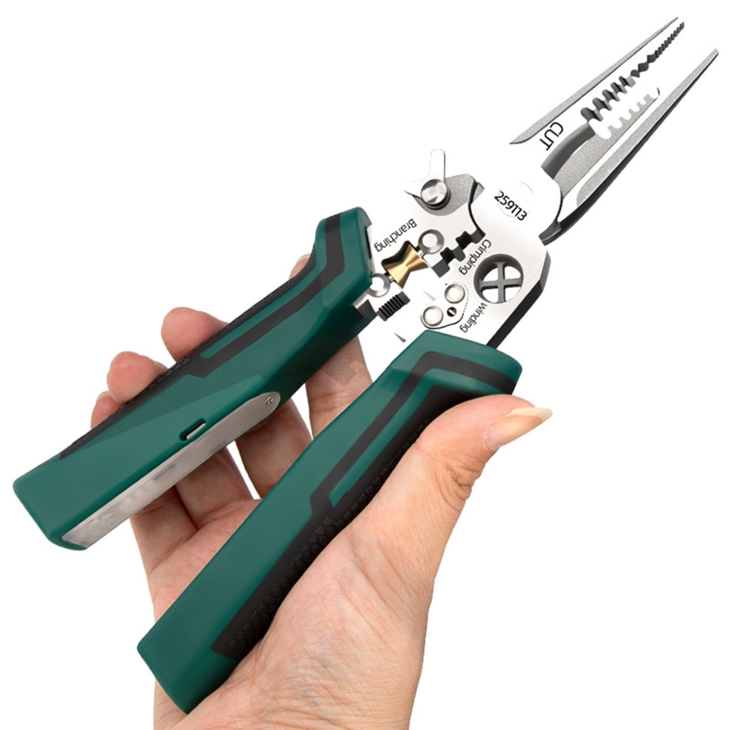 CEORPER Portable Wire Stripper Tool Voltage Ergonomic Handle Stainless Steel for Electrical Maintenance