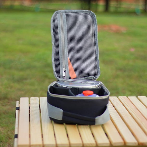 Escalada Camping Picnic Cubiertos Estufa Gas Canister Holder Barbacoa Vajilla Bolsas Ehuebsd Para Estrenar