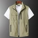 thumbnail image 5 of Chaleco para exteriores 7XL, chaleco de verano para hombre, nuevo chaleco multibolsillo ligero impermeable de malla para fotografía, pesca, Camping, chaqueta sin mangas de carga, 5 of 5