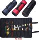 thumbnail image 3 of Bolsa organizadora de rollo de herramientas con 22 bolsillos bolsa de herramientas de tela Oxford impermeable bolsa plegable con asa portátil, 3 of 5