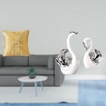 thumbnail image 2 of Elegante Funda De Almohada De Cisne Para Sala De Estar, Oficina, Dormitorio, Coche, Funda De Cojín Decorativa Con Figura De Cisne, Regalo De Centro De Mesa, 2 of 8