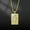 Gold, variant on Seal Amulet of Attracting Money Pendant of Moses Talisman of Wealth Necklace-Gold-60CM