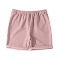 thumbnail image 3 of Retro Corduroy Casual Shorts with Embroidered Logo and Adjustable Drawstring for Everyday Comfort and Modern Style, 3 of 4