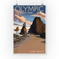 thumbnail image 3 of Olympic National Park, Washington, Ruby Beach (12x18 Wall Art Poster, Room Decor), 3 of 3