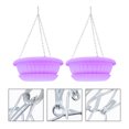 thumbnail image 2 of Weiweiguan 2 Sets Hanging Flowerpot Fence Railing Wall Hanging Planter Plant Container, 2 of 6