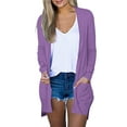 thumbnail image 6 of Posijego Women's Lightweight Cardigans Long Sleeve Open Front Casual Fall Cardigan Outwear with Pockets, 6 of 7